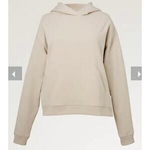 NWOT BOOB Maternity Breastfeeding Hoodie Light Beige Size Small